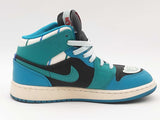 Nike Jordan 1 Mid Inspired By The Greatest Aquatone Gs Blue Size 4.5y Aa0925prsa