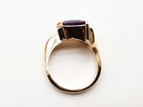 Approx 1.25 Carats Amethyst 10k Yg 9.4g Ring Size 6.75 Do0924orxde