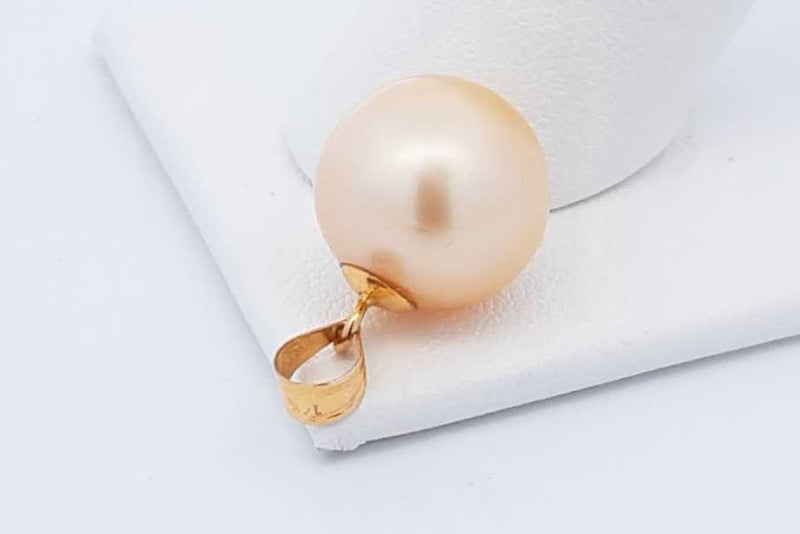 Pearl Pendant In 14k Yellow Gold 2.8 Grams Eb1224erdu