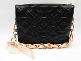 Louis Vuitton Coussin Black Empriente Monogram Leather Shoulder Bag Do1025lexzde
