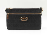 Michael Kors Jet Set Large Signature Logo Wristlet Pouch Fw0926lxdu