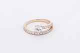 1.09cttw Lab Grown Diamond Ring In 14k Yellow Gold 4 Grams Size 7 Eb0826exzsa