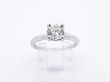 1.05 Cttw Lab Grown Diamond & 14k Solitaire Ring Size 5.5 Fw0225pcrdu