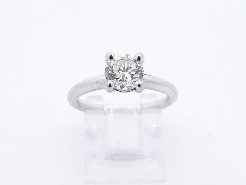 1.05 Cttw Lab Grown Diamond & 14k Solitaire Ring Size 5.5 Fw0225pcrdu