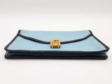 Celine Vintage C Classic Blue Envelope Clutch Bag Sd1225ozxde