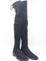 Stuart Weitzman Lowland Linx Black Suede Boots Size 11 Eb1213loxsa