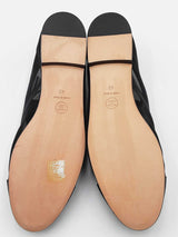 Chanel Mesh Crystal Cap Toe Cc Lace Up Oxfords Size 40 Eb1225lpxdu