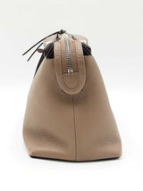 Fendi By The Way Boston Bag In Taupe Vitello Dolce Leather Fw0726orxdu
