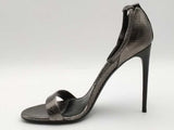 Tom Ford Snakeskin Sandals Metallic Black Size 41 Aa0826crsa