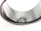 Hermes Ruban De Cheval Red Black Enamel Bangle Bracelet 7.5 In Do1225wrxde
