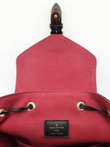 Louis Vuitton Montsouris Pm Backpack In Monogram Coated Canvas & Black Leather Fw0726lxzxdu