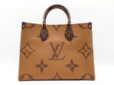 Louis Vuitton Onthego Mm Bag In Reverse Monogram Giant Coated Canvas Fw0626lsordu