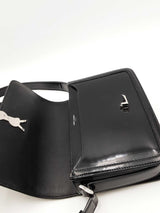 Yves Saint Laurent Solferino Black Patent Leather Crossbody Bag Eb0426ixzsa