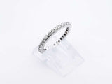 0.64 Cttw Diamond & 14k White Gold Eternity Ring Size 4.75 1.8 Grams Fw0425lordu