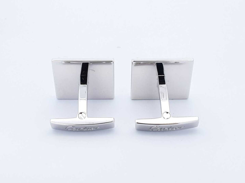 Cartier Sterling Silver & Mother Of Pearl Cufflinks 17 Grams Fw0225wrzdu
