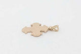 14k Yellow Gold Cross Pendant 3.4 Grams Eb0926owxsa