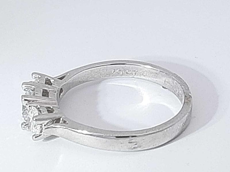 1.0 Cttw Diamond 14k White Gold Ring 3.9 Grams Size 8 Aa0625rzxsa