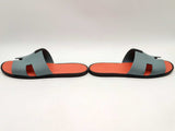 Hermes Izmir Sandal Blue Orange Size 44 Sd0525oorsa