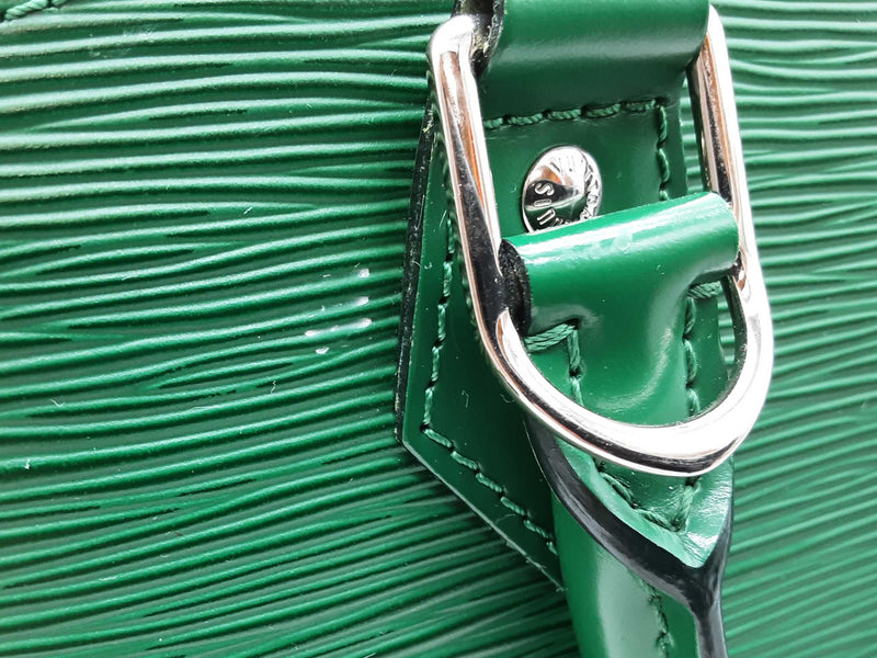Louis Vuitton Epi Green Leather Alma Pm Handbag Sd1025wrzde