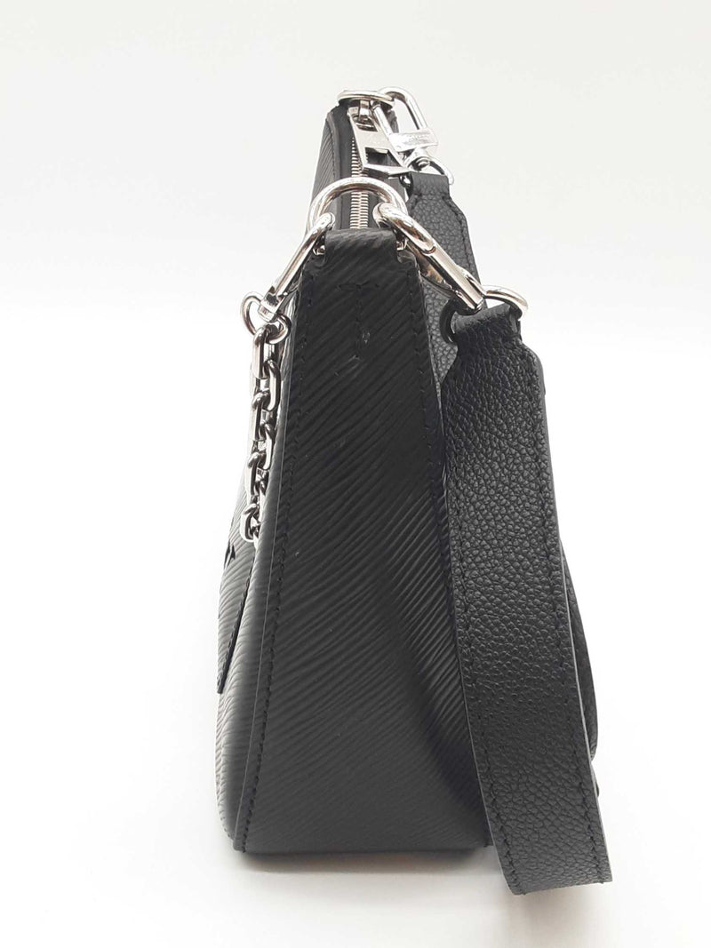 Louis Vuitton Marelle Black Epi Leather Hand Bag Sd0625izxde