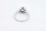 1.01cttw Diamond 10k White Gold Ring 3.2 Grams Size 5.5 Eb0626wxzdu