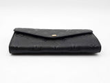 Louis Vuitton Sarah Wallet In Black Monogram Empreinte Leather Fw0326ozxdu