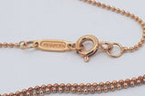Tiffany & Co. 18k Yellow Gold Key Pendant Necklace 4 Grams 18 Inches Eb0725pxzsa