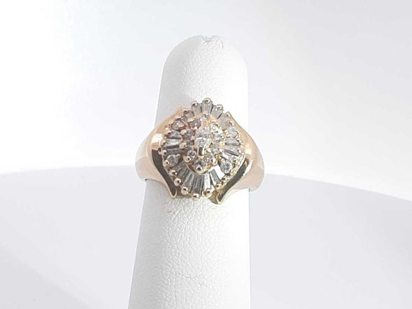 .51ctw Diamonds 14k Yellow Gold 8.5 Grams Ring Size 5 Sd0325pzrsa