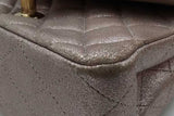 Chanel Quilted Metallic Iridescent Leather Mini Flap Bag Eb1026erxsa