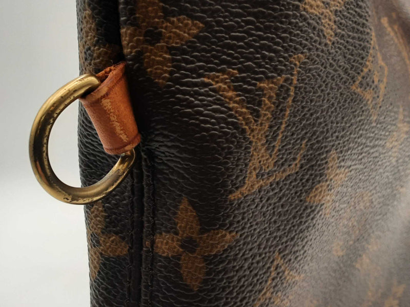 Louis Vuitton Monogram Lockit Vertical Gm Brown Handbag Aa0425crzsa