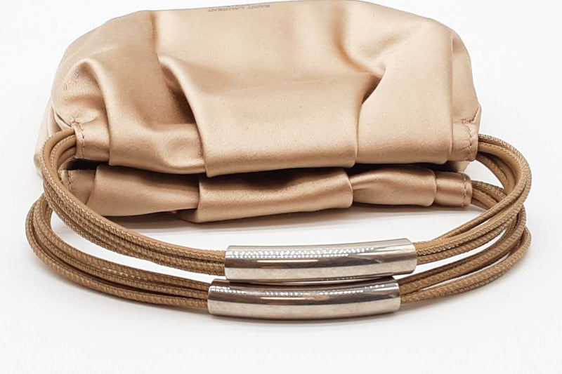 Yves Saint Laurent Satin Mini Pochon Top Handle Bag Eb1125rxzde