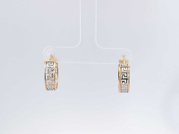 18k Yellow Gold Hoop Earrings 3 Grams Aa0825lpzsa