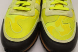 Valentino Garavani Rockrunner Camo Neon Yellow Sneakers Size 45 Ebeb0924crsa