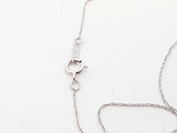 Approx. 1.3ctw Diamond Pendant Necklace In 10k White Gold 3.5g 18 In Eb0724wxzdu