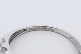 3.69cttw Lab Grown Diamond Ring In 18k White Gold 2.6 Grams Size 7 Eb0526orxdu