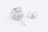 3.12ctw Lab Grown Diamond Stud Earring In 14k White Gold 1.9 Grams Eb0925irxdu
