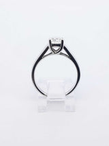 1.03 Ctw Tolkowsky Diamond & 14k White Gold Ring 3.8 Grams Size 6.5 Fw0825lpxzdu