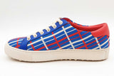 Tory Burch Blue & Red Sport Knit Golf Sneakers Size 7 M Eb0126pxde