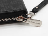 Michael Kors Jet Set Travel Large Black Signature Continental Wallet Do0926lrde