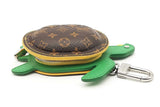 Louis Vuitton Lv Turtle Pouch Bag Charm With Monogram Canvas Shell Eb0126wcrsa