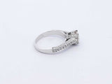1.53 Cttw Diamond & 14k White Gold Ring Size 5.25 Fw0424rpxdu