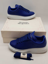 Alexander Mcqueen Blue Leather Oversized Sneakers Size 38.5 Eb0226exde