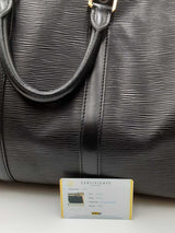 Louis Vuitton Black Textured Epi Leather Keepall 45 Eb0524wxzdu