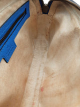 Gucci Gg Canvas & Blue & White Leather "I Feel Gucci" Belt Bag Eb0126pxzde