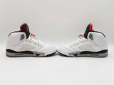 Nike Air Jordan 5 Retro "White Cement" Leather Sneakers Size 8.5 Fw0225lxzdu