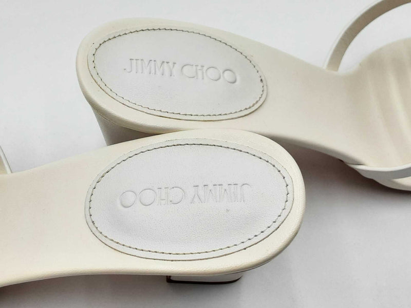 Jimmy Choo White Mules Size 41 Ebeb0924ixdu