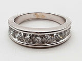 1.54 Cttw Natural Diamonds 14k White Gold 5.6g Ring Size 7.5 Do0226crxde
