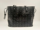 Mcm Liz Reversible Shopper Tote In Visetos Black Fw1124lrxsa