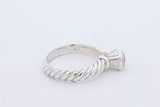 David Yurman Cable Sterling Silver Ring 4.9 Grams Size 7 Eb1125lxzdu