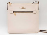 Coach Rowan File Bag White Leather Crossbody Sd1225ozde